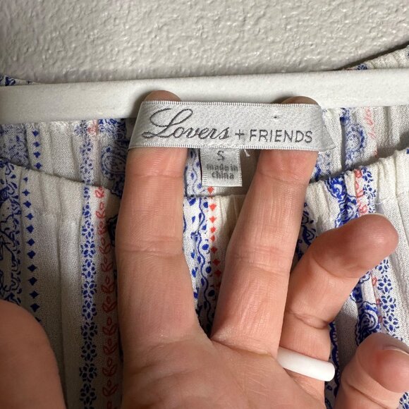 Lovers and Friends Carmella Romper Size Small Bella Scarf Boho Handkerchief - Picture 8 of 11